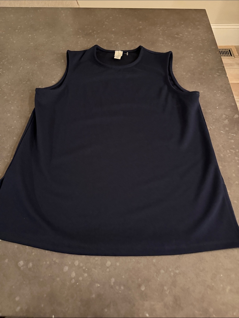 Joie Navy Sleeveless Crewneck Tank